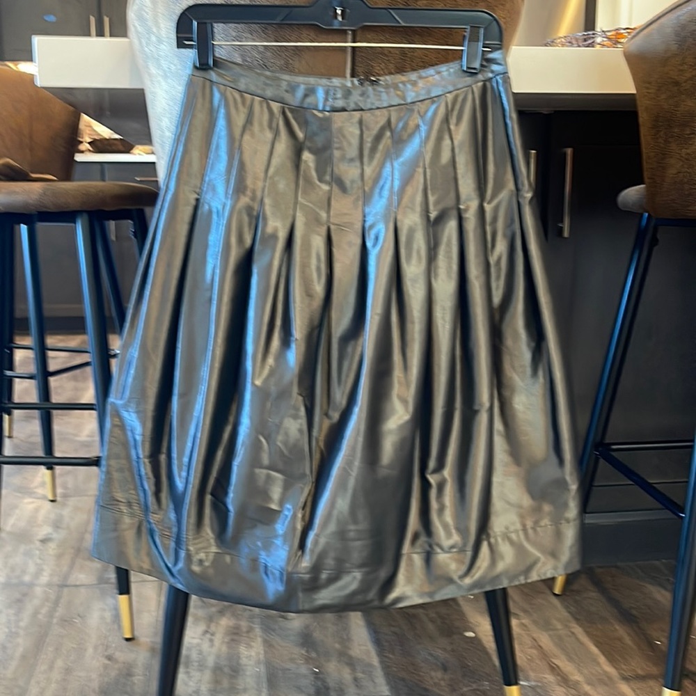 Ralph Lauren Black Lable pleated silk skirt